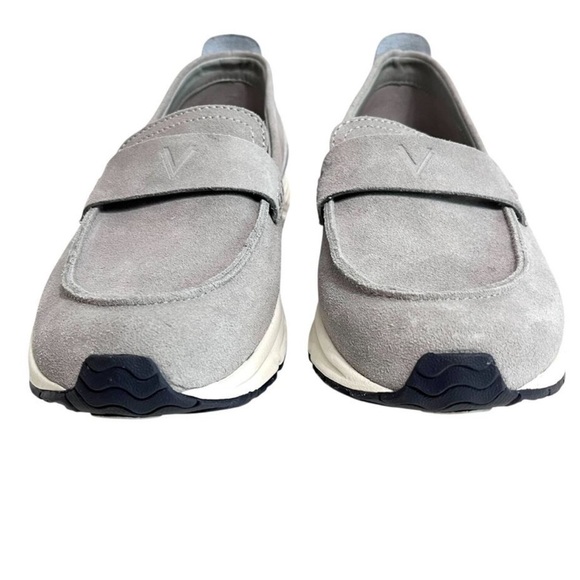 Vionic 23Walk Grey Suede Orthotic Walking Arch Support Comfort Loafer NWOT - Picture 5 of 12